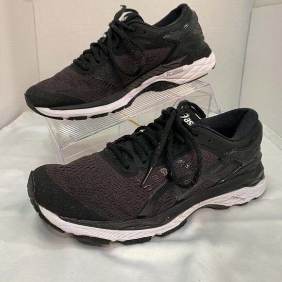 ASICS Gel-Kayano 24 FlyteFoam Dynamic Duomax Running Shoes Black women 8 - Picture 6 of 12